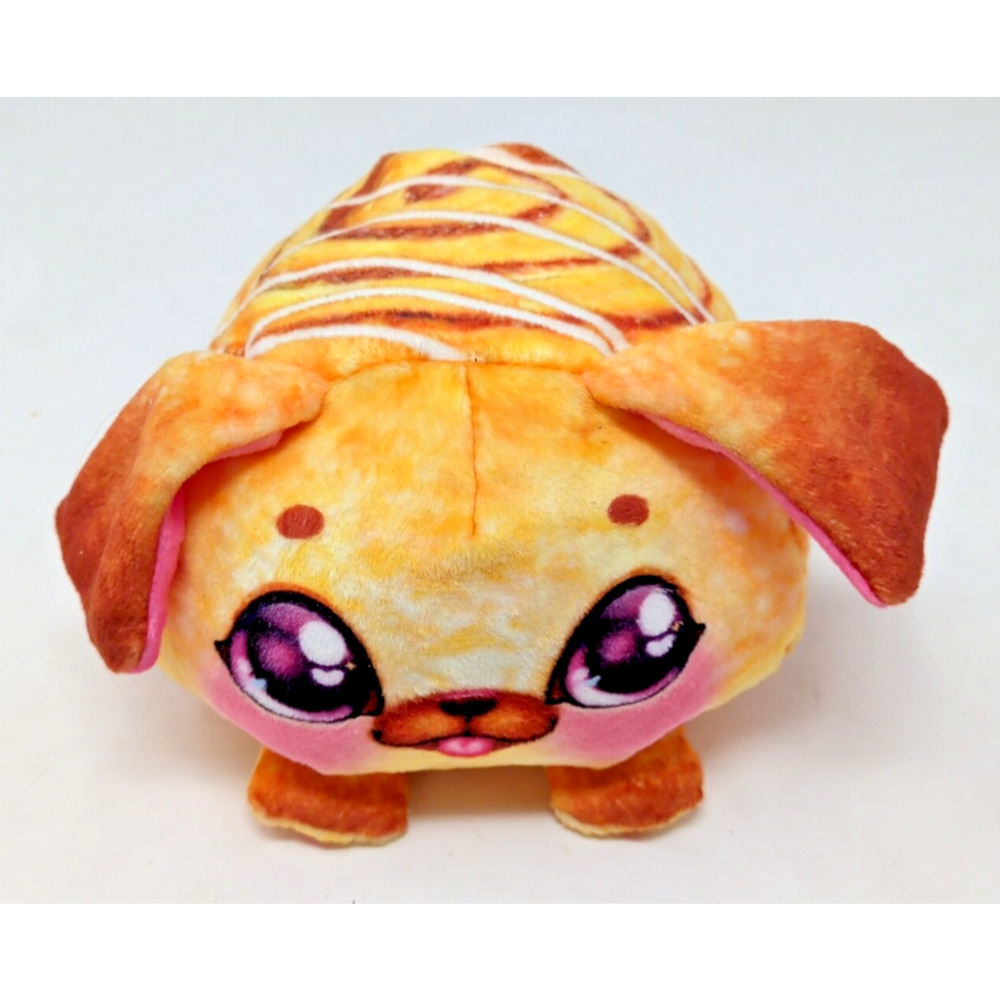 COOKEEZ Makery Treats ~ Cinnamon Roll Puppy 7" Plush Scented Sounds tested works